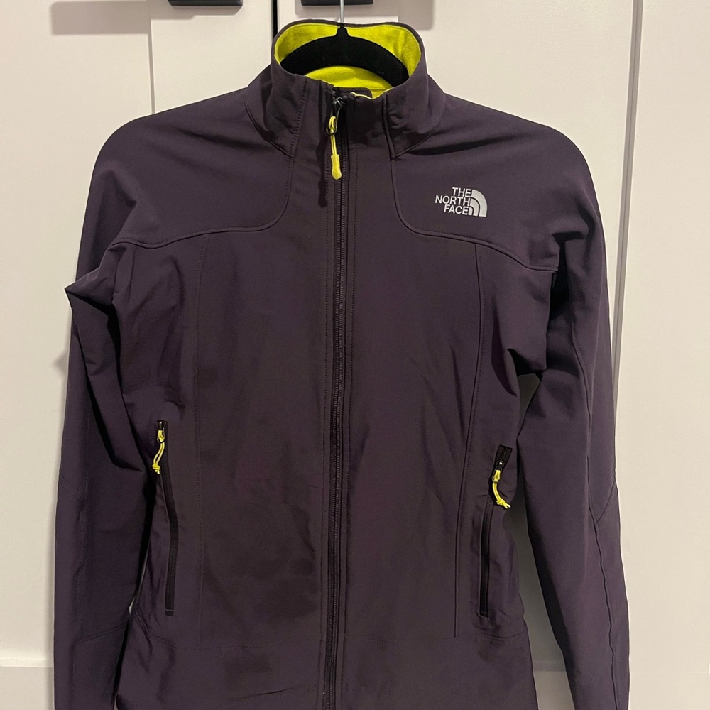 Purple The North Face Summit Series shell jacket